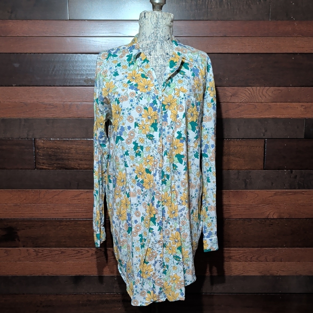 Sonoma Floral Print Sleepwear- Yellow and Green